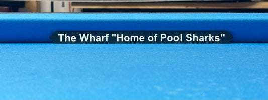 Vortex-3DP Railboards™️:  Custom Pool Table Signs (set of 2)