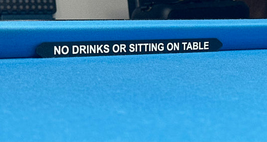Vortex-3DP Railboards™️:  Custom Pool Table Signs (set of 2)