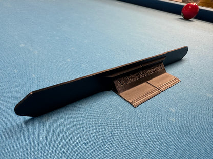 Vortex-3DP Railboards™️:  "NO DRINKING OR SITTING ON TABLE" Pool Table Signs (set of 2)